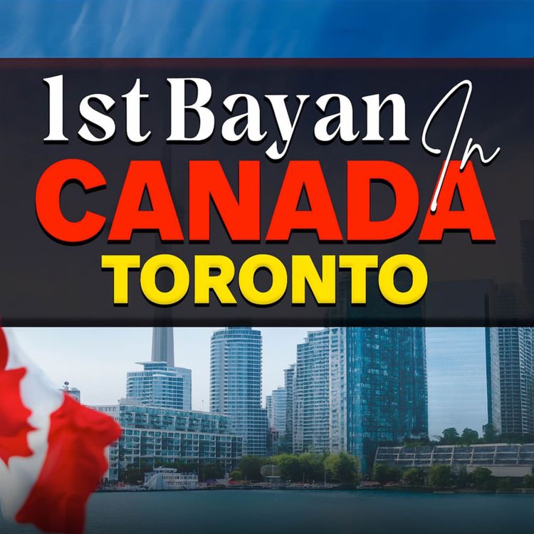 cover art for 1st Bayan In Canada Toronto 2025 | Mufti Tariq Masood Speeches 🕋