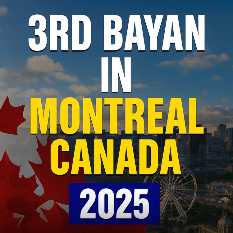 cover art for 3rd Bayan In Montreal Canada | Mufti Tariq Masood Speeches 🕋
