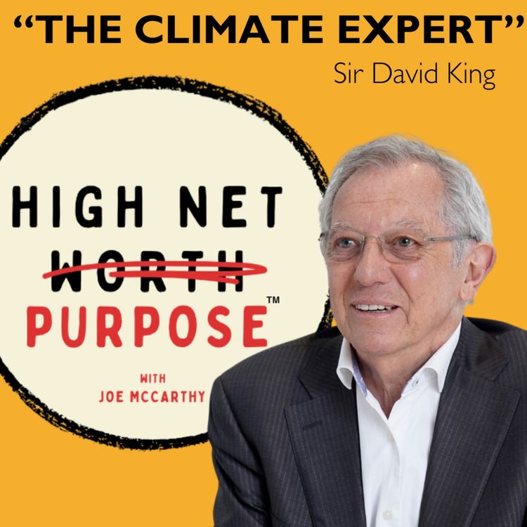 cover art for Sir David King, Cambridge University "The Climate Expert": High Net Purpose