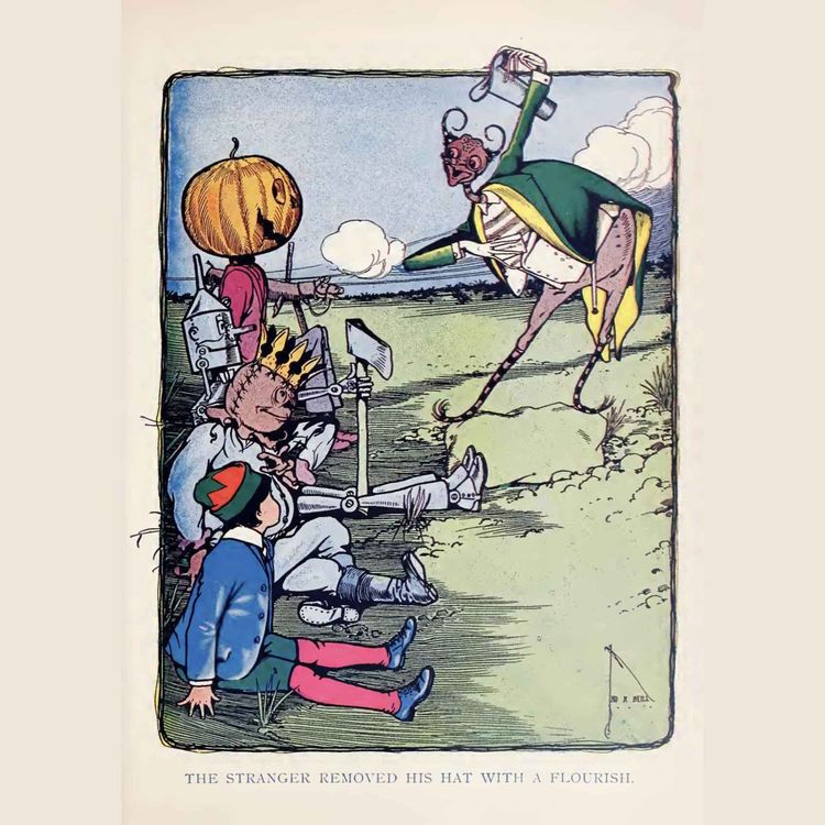 cover art for The Marvelous Land of Oz - Chapters 11 & 12