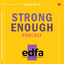 cover art for Strong Enough by Eating Disorders Families Australia