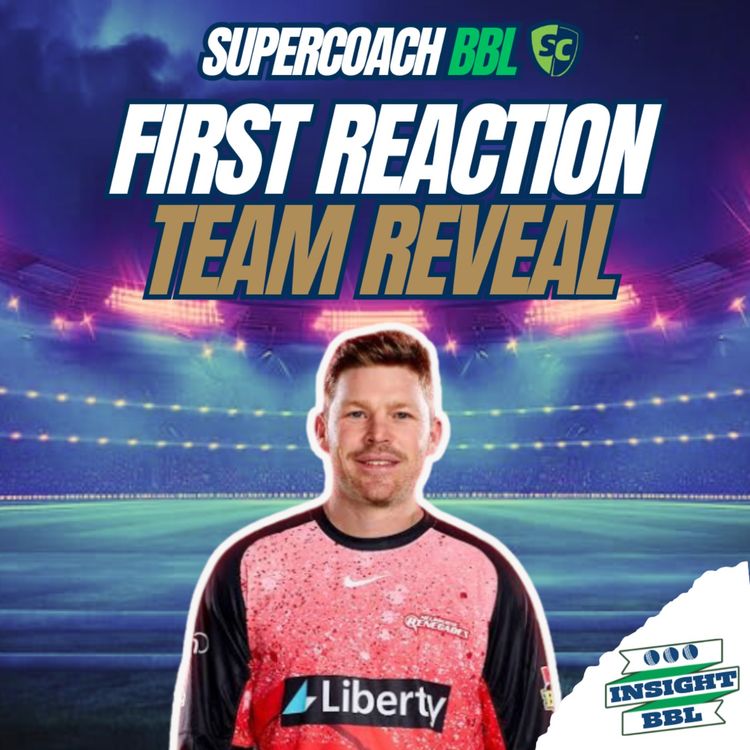 cover art for BBL Supercoach First Reactions Team Draft