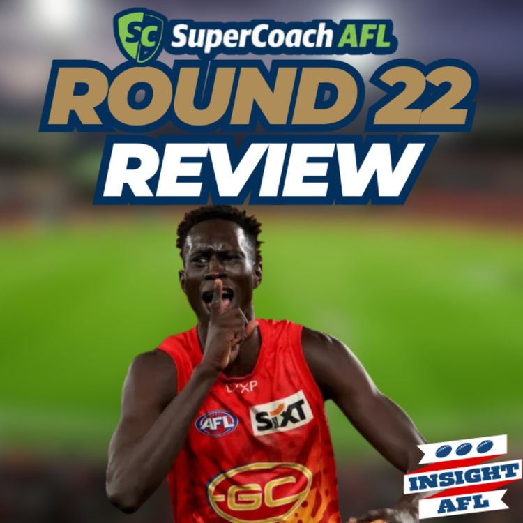 cover art for AFL Supercoach 2024 | Round 22 Live Review