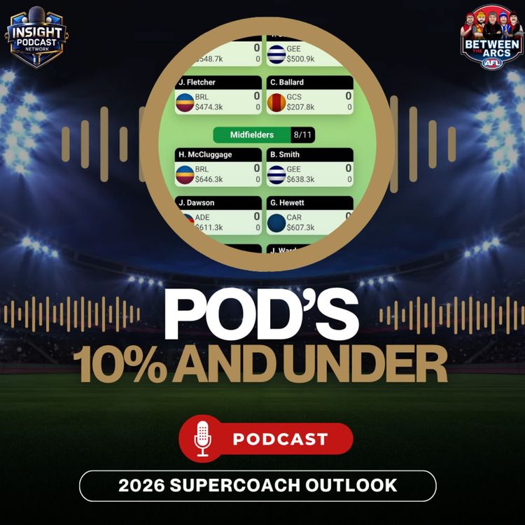 cover art for AFL SuperCoach 2026 | Top PODs Under 10% Owned