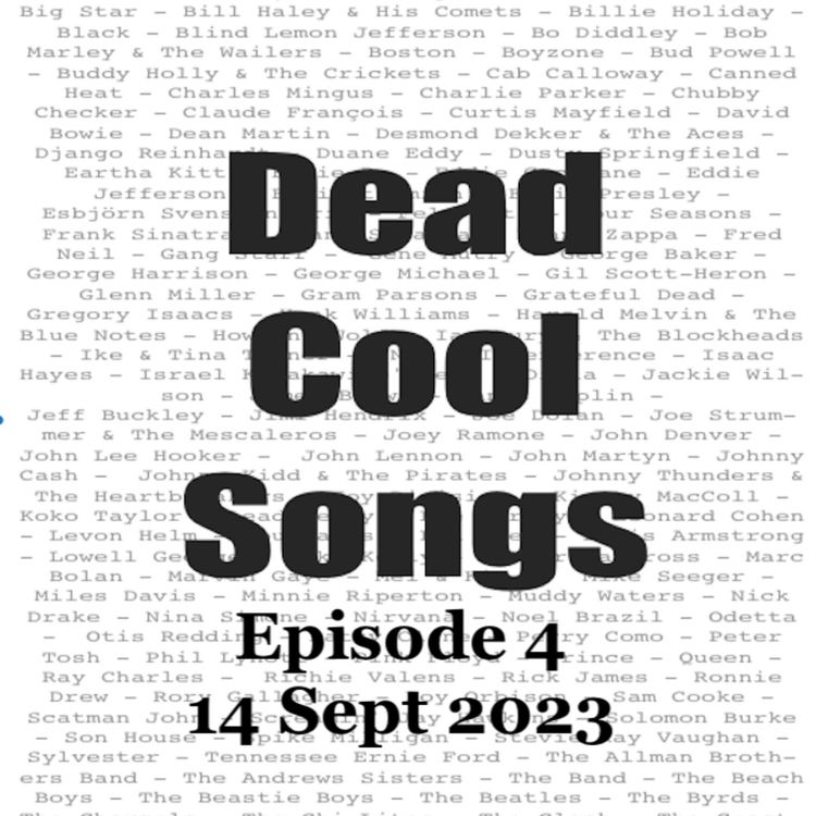 cover art for Dead Cool Show #4 - 14 Sept 2023
