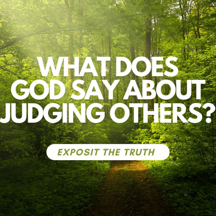cover art for What does God say about judging others?