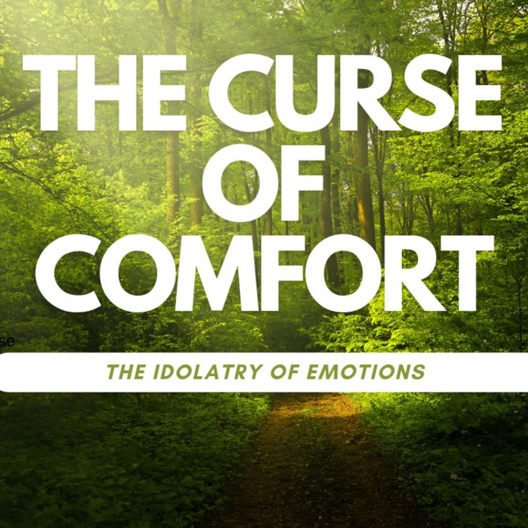 cover art for The Curse of Comfort: the idolatry of emotions