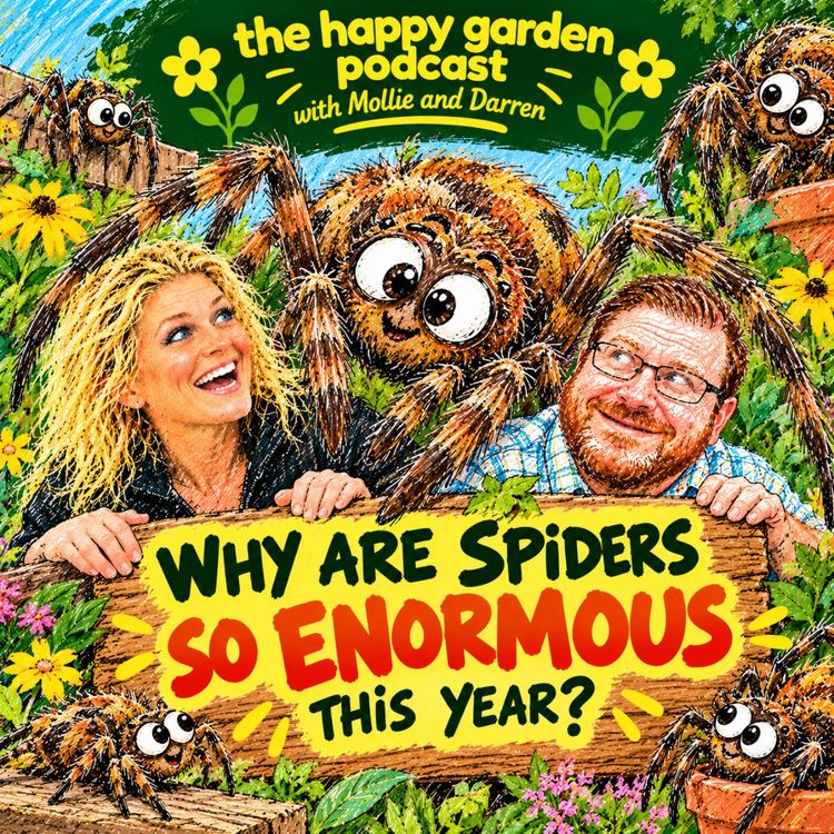 cover art for Why are spiders so enormous this year? Up to the size of a satsuma!