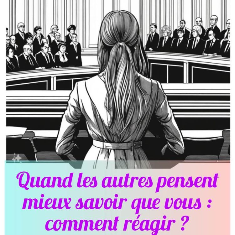 cover art for Quand les autres pensent mieux savoir que vous : comment réagir ?