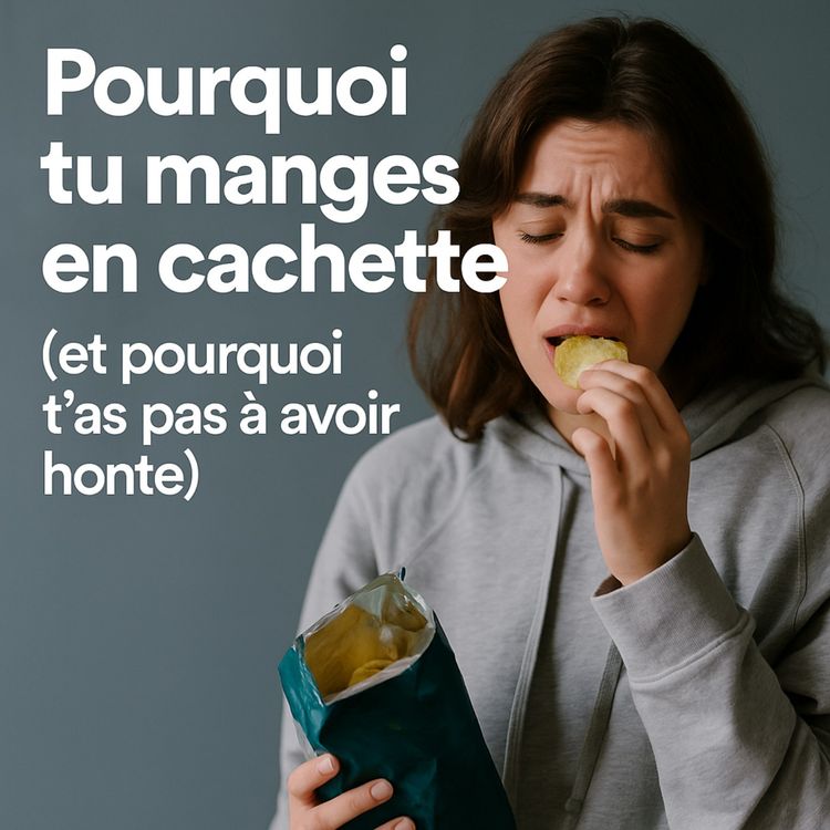 cover art for Pourquoi tu manges en cachette (et pourquoi t'as pas à avoir honte) ?