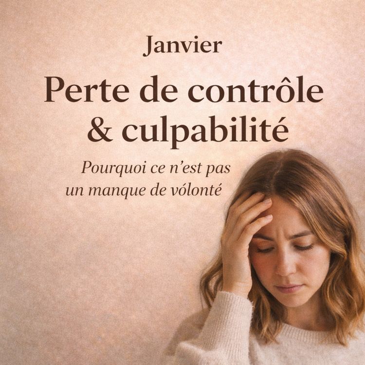 cover art for Janvier : perte de contrôle et culpabilité.