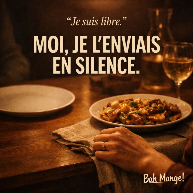 cover art for "Je suis libre grâce à Wegovy." Moi, je l'enviais en silence.