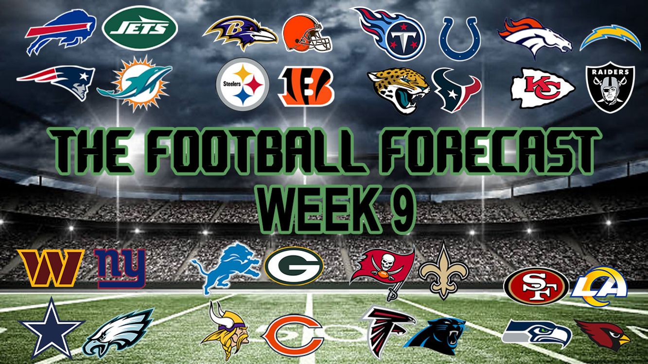 cover art for NFL 2024-25 Season Week 9 | The Football Forecast - 11/2/2024