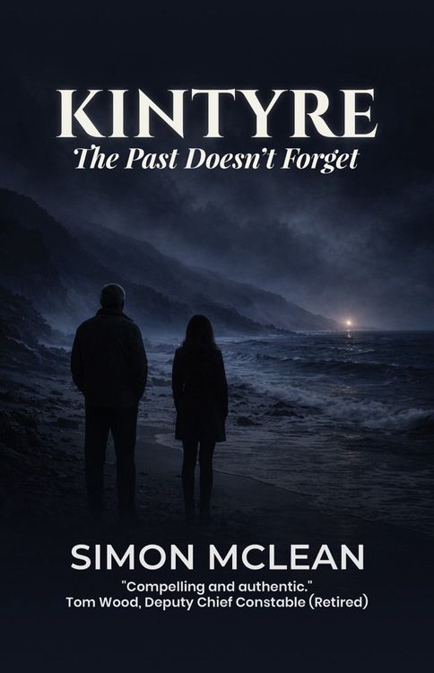 cover art for Kintyre: Simon McLean on Undercover Policing, Cold Cases, Human Trafficking & Crime Fiction | Glasgow Book Launch 2026