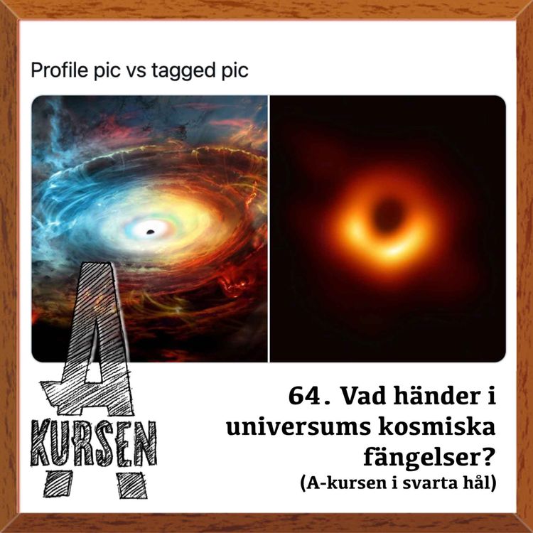 cover art for 64. Vad händer i universums kosmiska fängelser? (A-kursen i svarta hål)