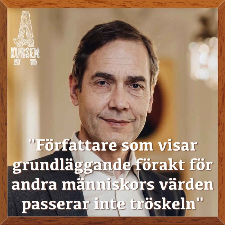 cover art for BONUS: "Författare som visar grundläggande förakt för andra människors värden passerar inte tröskeln" (Överkursen i böcker med Mats Malm)