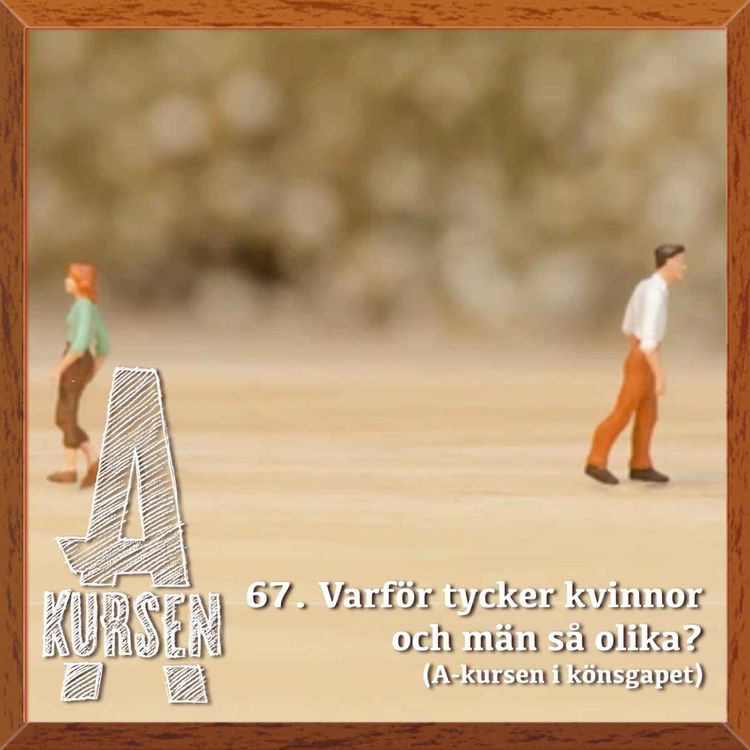 cover art for 67. Varför tycker kvinnor och män så olika? (A-kursen i könsgapet)