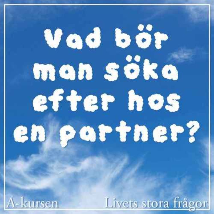 cover art for Vad bör man söka efter hos en partner? (Livets stora frågor, del 2)