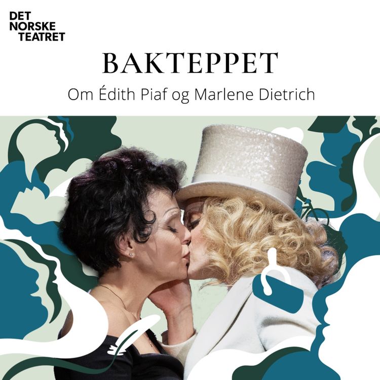 cover art for Bakteppet om Édith Piaf og Marlene Dietrich