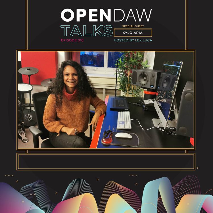 cover art for Xylo Aria: Music Production For Women, defining happiness, the importance of showing up, how to push outside of your comfort zone,