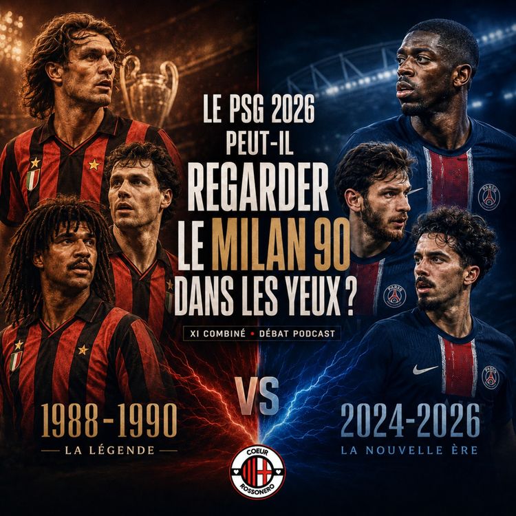 cover art for Hors Série : Le débat interdit,  le PSG 2026 peut-il regarder le Milan 90 dans les yeux ?