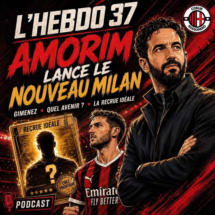 cover art for #37 L'Hebdo: Amorim débarque, Gimenez veut rester et la recrue idéale des chroniqueurs!