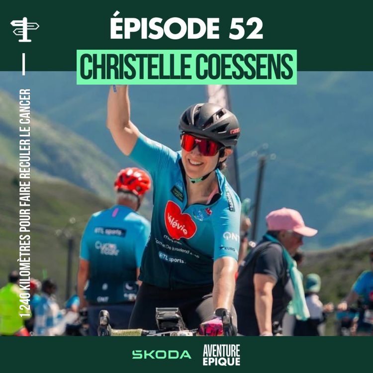 cover art for 1 240 kilomètres pour faire reculer le cancer : le défi de Christelle Coessens