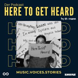 cover art for HERE TO GET HEARD