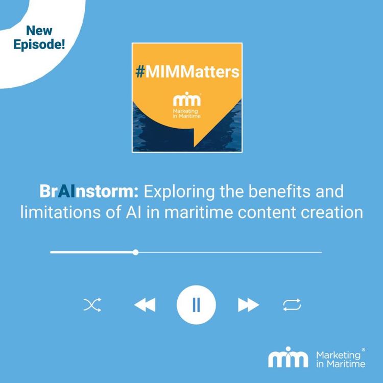 cover art for BrAInstorm – Exploring the benefits and limitations of AI in maritime content