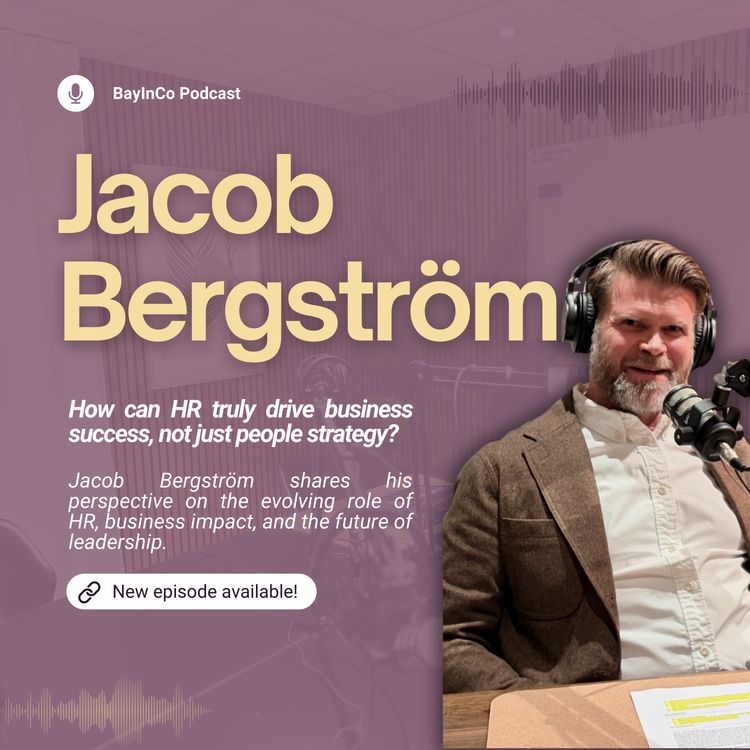 cover art for #33 - Jacob Bergström - Founder of HR on Demand on how HR is relevant in all organizations