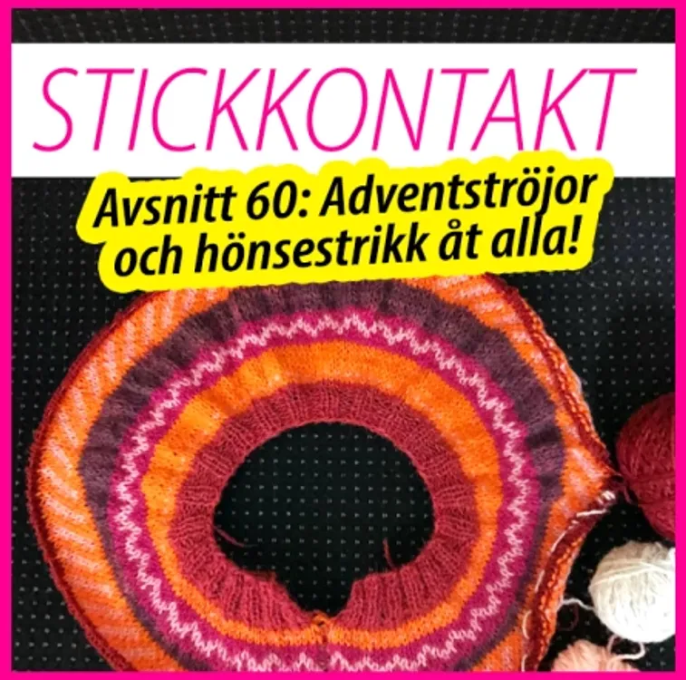 cover art for Avsnitt 60: Adventströjor och hönsestrikk åt alla!