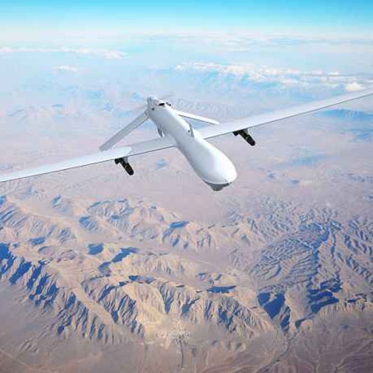 cover art for Drones, AI, and the Future of Conflict with Dr. Kerry Chavez