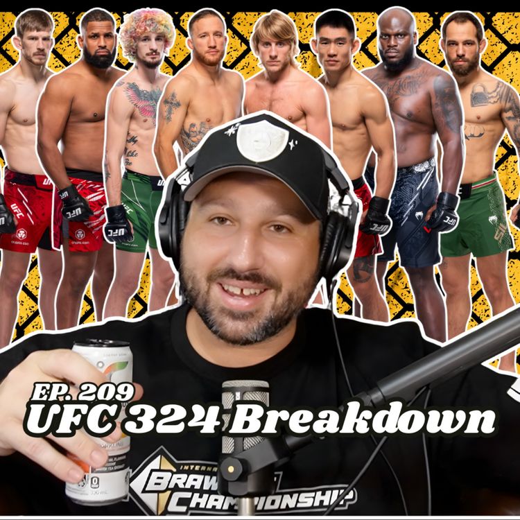 cover art for Ep. 209 "UFC 324 Breakdown"