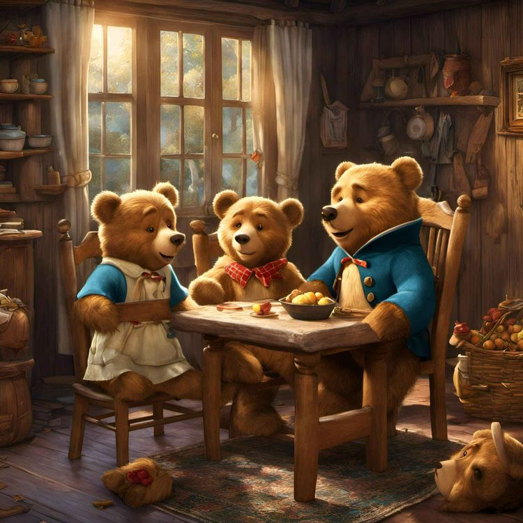 cover art for Goldilocks and the Three Bears