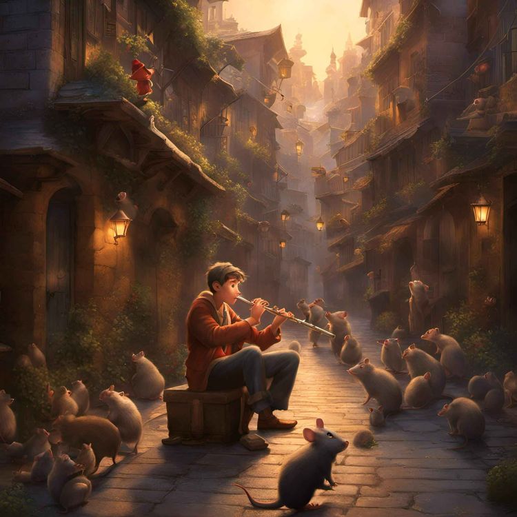 cover art for The Pied Piper of Hamelin