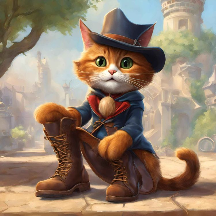cover art for Puss in Boots