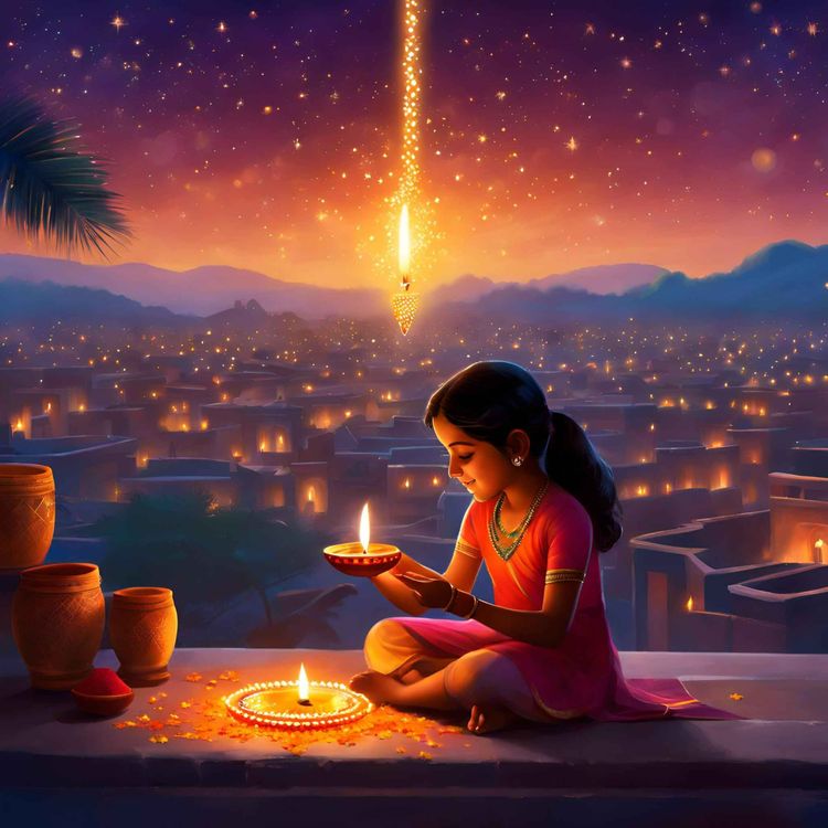 cover art for Asha's Diwali Dream