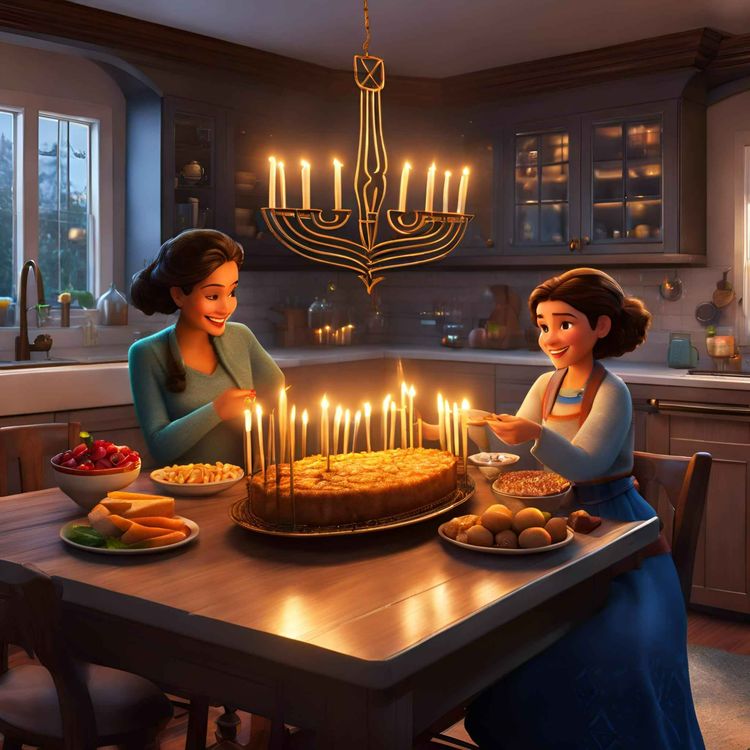 cover art for Miriam's Hanukkah of Light and Wonder