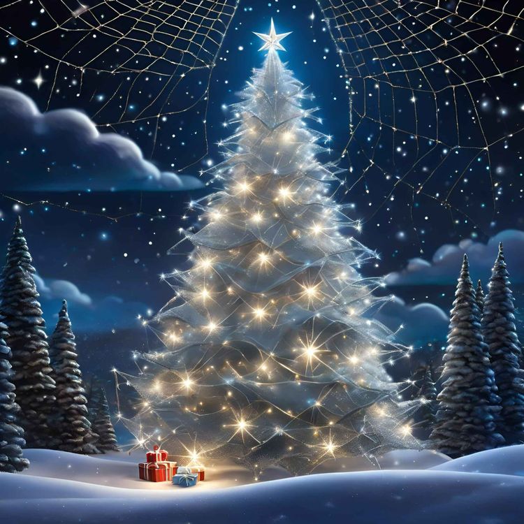 cover art for The Christmas Spider’s Gift