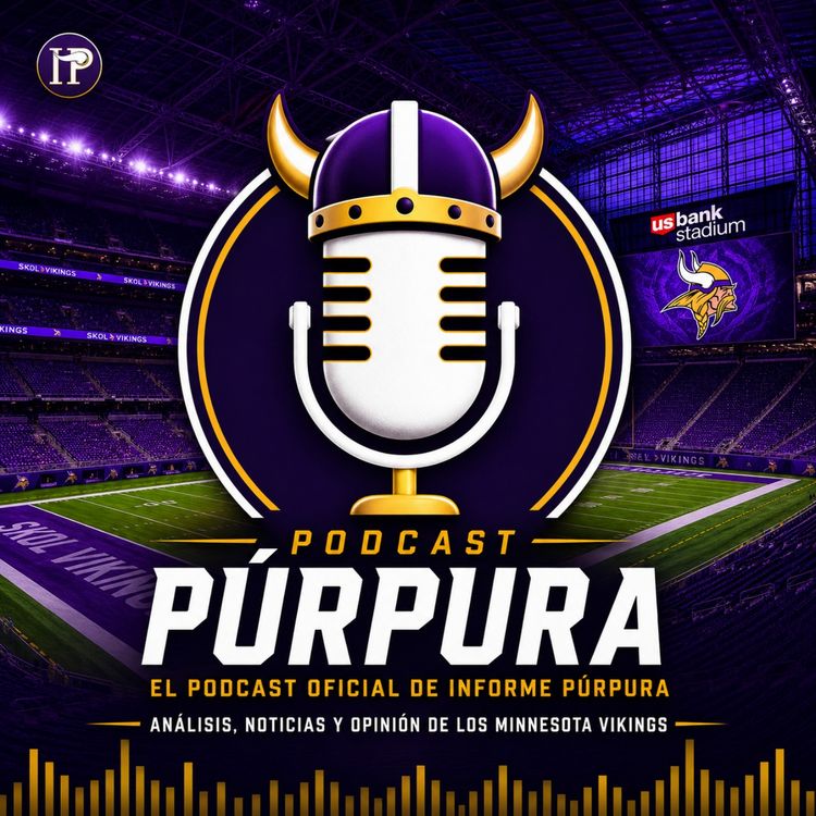 cover art for Podcast Púrpura Ep. 124: ¿J.J. McCarthy sigue en la pelea para ser el QB1 en Minnesota?