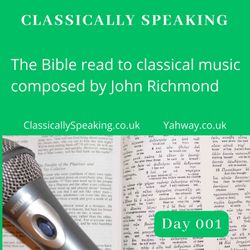 cover art for The Bible read to classical music daily 