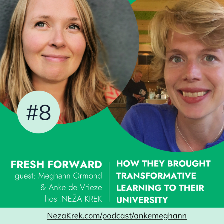 cover art for Transformative Learning in Academia with Anke de Vrieze and Meghann Ormond