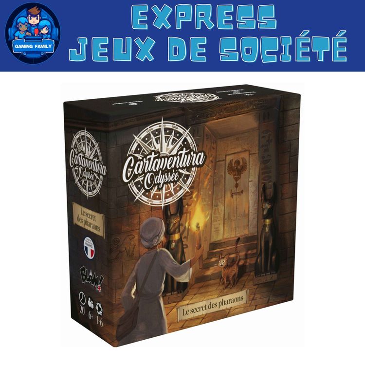 cover art for Test express : Cartaventura Odyssée : Le Secret des Pharaons