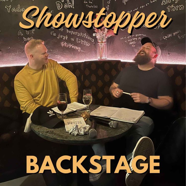 cover art for Backstage #6 m. Johnny Robertson & Niels Nørkjær (Røvtur, Live-show & Liderlige Mariehøns)
