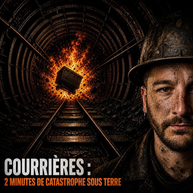 cover art for Courrières : 2 minutes de catastrophe sous terre