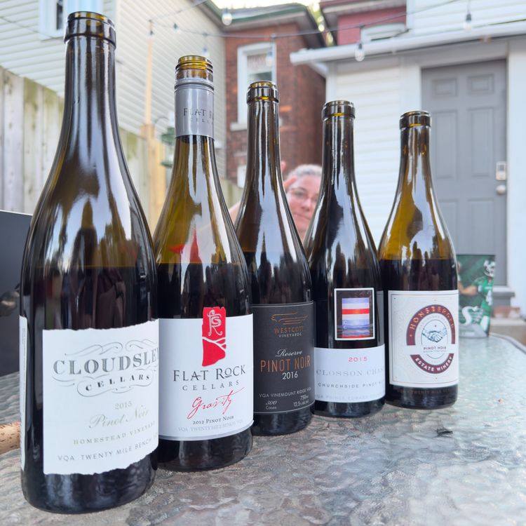 cover art for The one where we taste old Pinot Noir