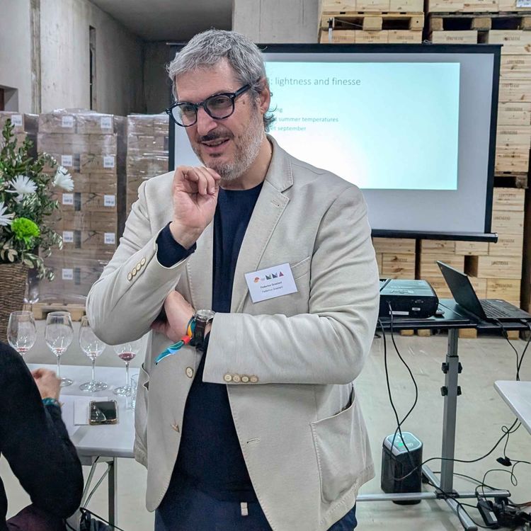 cover art for Federico Graziani is making wine on an active volcano...