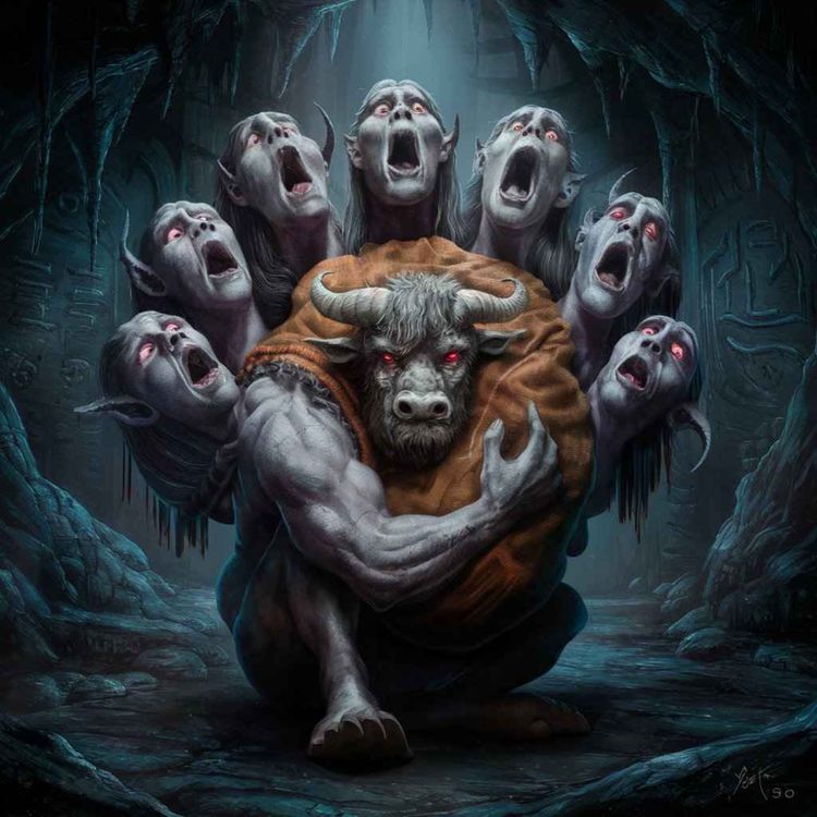 cover art for Minotaur, Sleight of Mind, and 8 Heads in a Duffle Bag