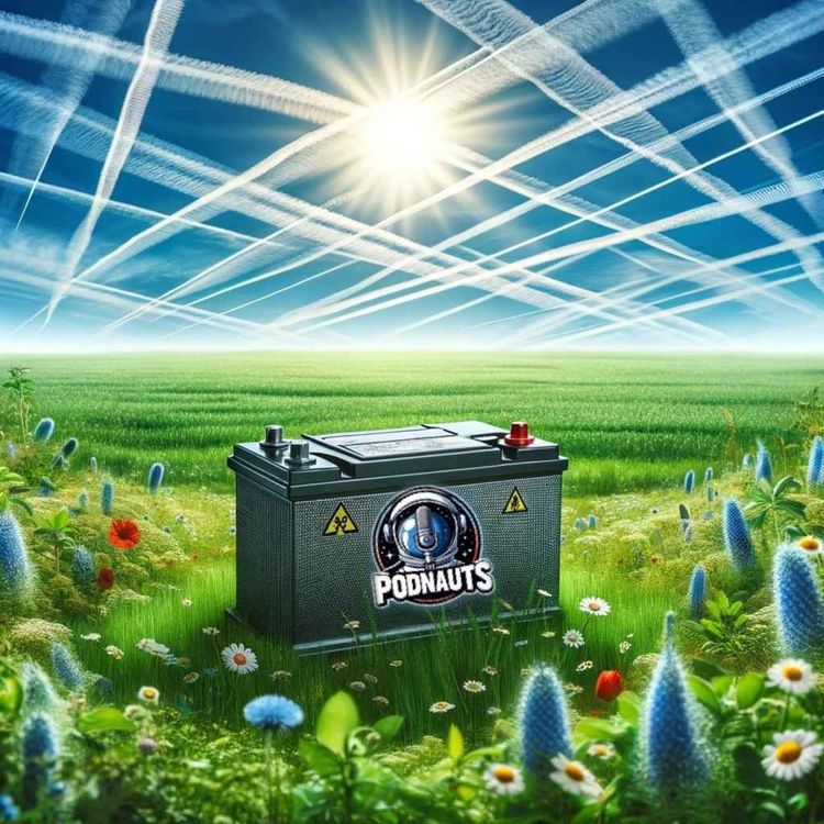 cover art for Episode 28: "Green Wheels and Chem-Trail Tales"