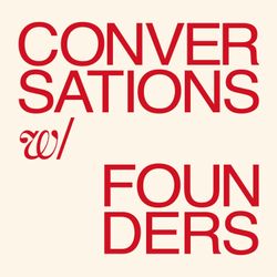 cover art for Conversations with Founders